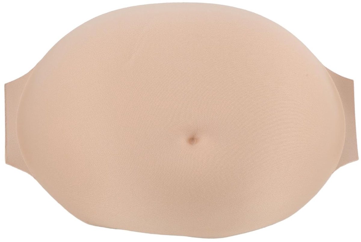 Realistische Neppregnancy Buik voor Feestjes en Podiumoptredens - Ademend en Comfortabel Memory Foam Kostuum (8-10 Maanden)