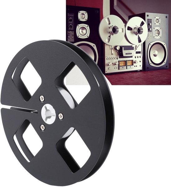 Lege Geluidsband Spoel van Aluminium Legering 5 Inch met 4 Gaten voor Studer Bandrecorder - Ideaal voor Audioproductie en Opnamesystemen van Merkloos — afbeelding 2