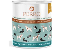 Perro - Natte Hondenvoeding - Rundvlees met Peterseliewortel - 6x850g