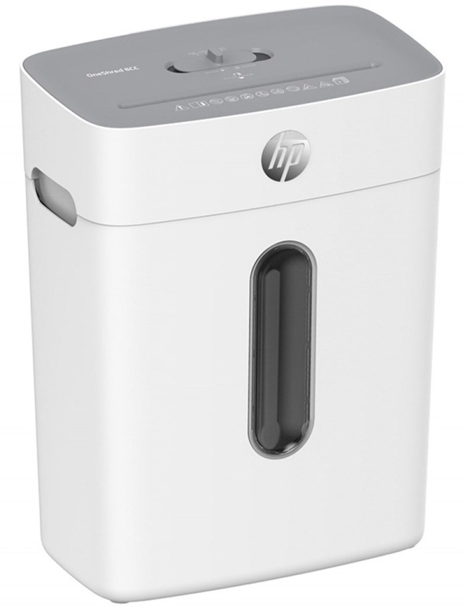 HP OneShred 8CC - Papierversnipperaar - P-4 / DIN 66399 - Shredder - 15L - Kantoor/ Thuisgebruik - Wit