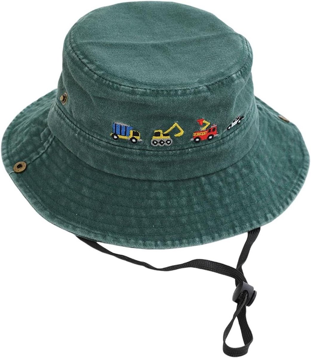 Kinderpet - Zomerhoedje - Buiten spelen - Leuke print - One size - Meerdere kleuren