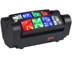 Light4Me Spider MKII Turbo - LED Lichteffect - 8x3W RGBW - DMX & Sound