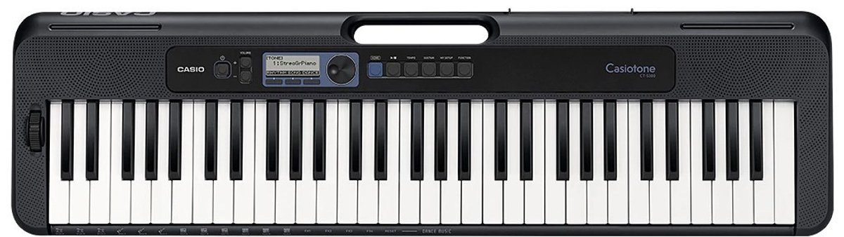 Bol.com Casio CT-S300 - Keyboard - 61 toetsen - Zwart - ingebouwde ritmes aanbieding