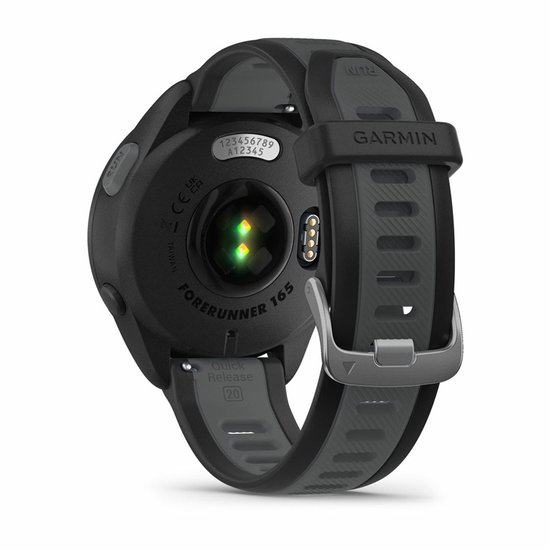 Garmin Forerunner 165 Music - Hardloophorloge - 43 mm - Black-Slate Grey