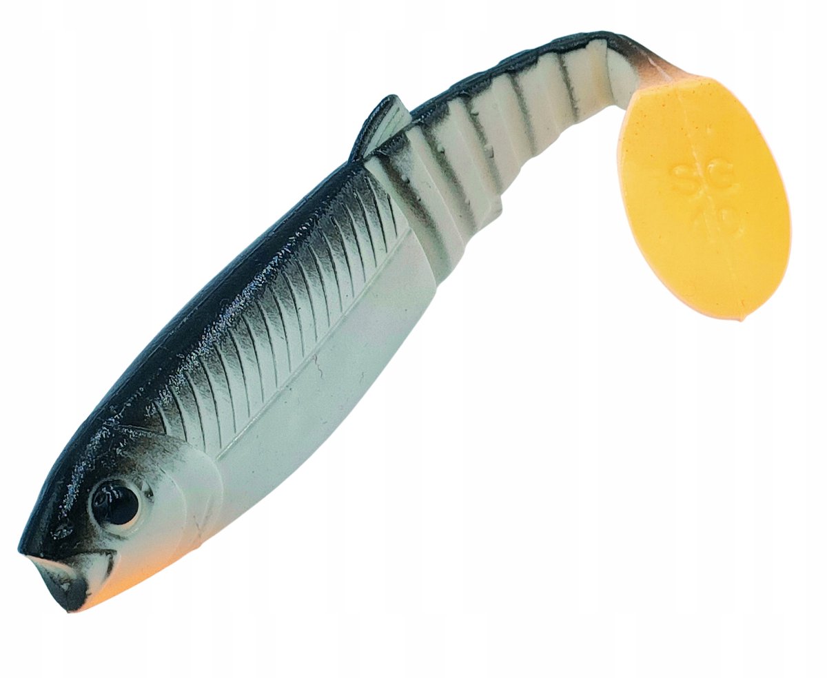 Savage Gear Cannibal 15cm wit/zwart kunstaas voor snoek en baars