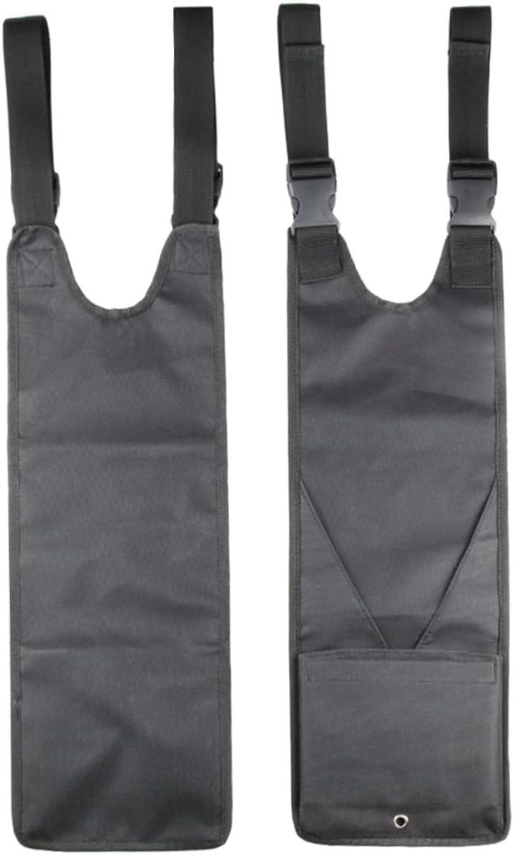 Voetsteunen Motor - Fietspedaal Accessoire - Extra Zitmogelijkheid - Verstelbare Gesp - 55x18x17.5CM - Zwart
