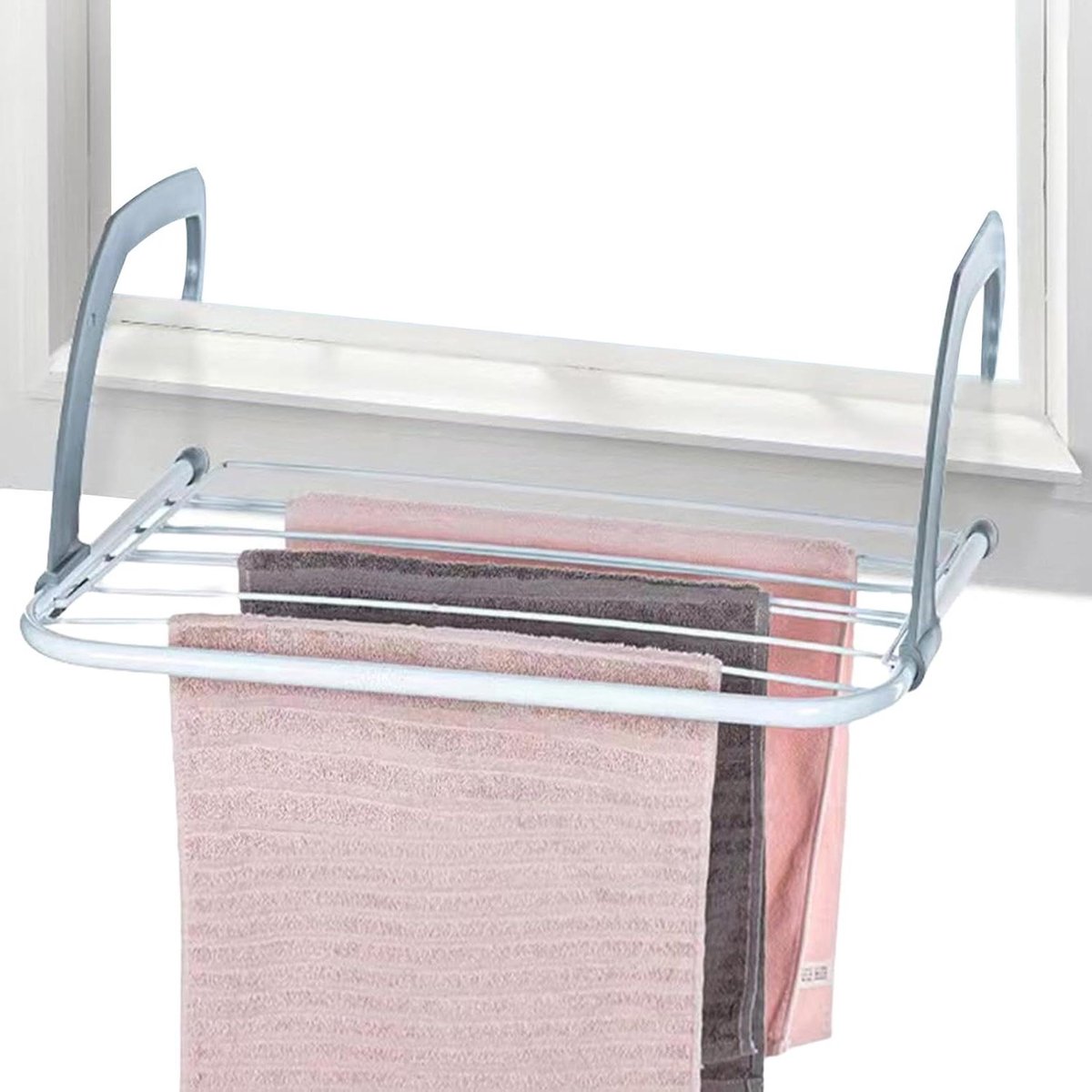 Radiator kledingstandaard - Opvouwbare hanger - Was drogen - Ruimtebesparend ontwerp - 2D 