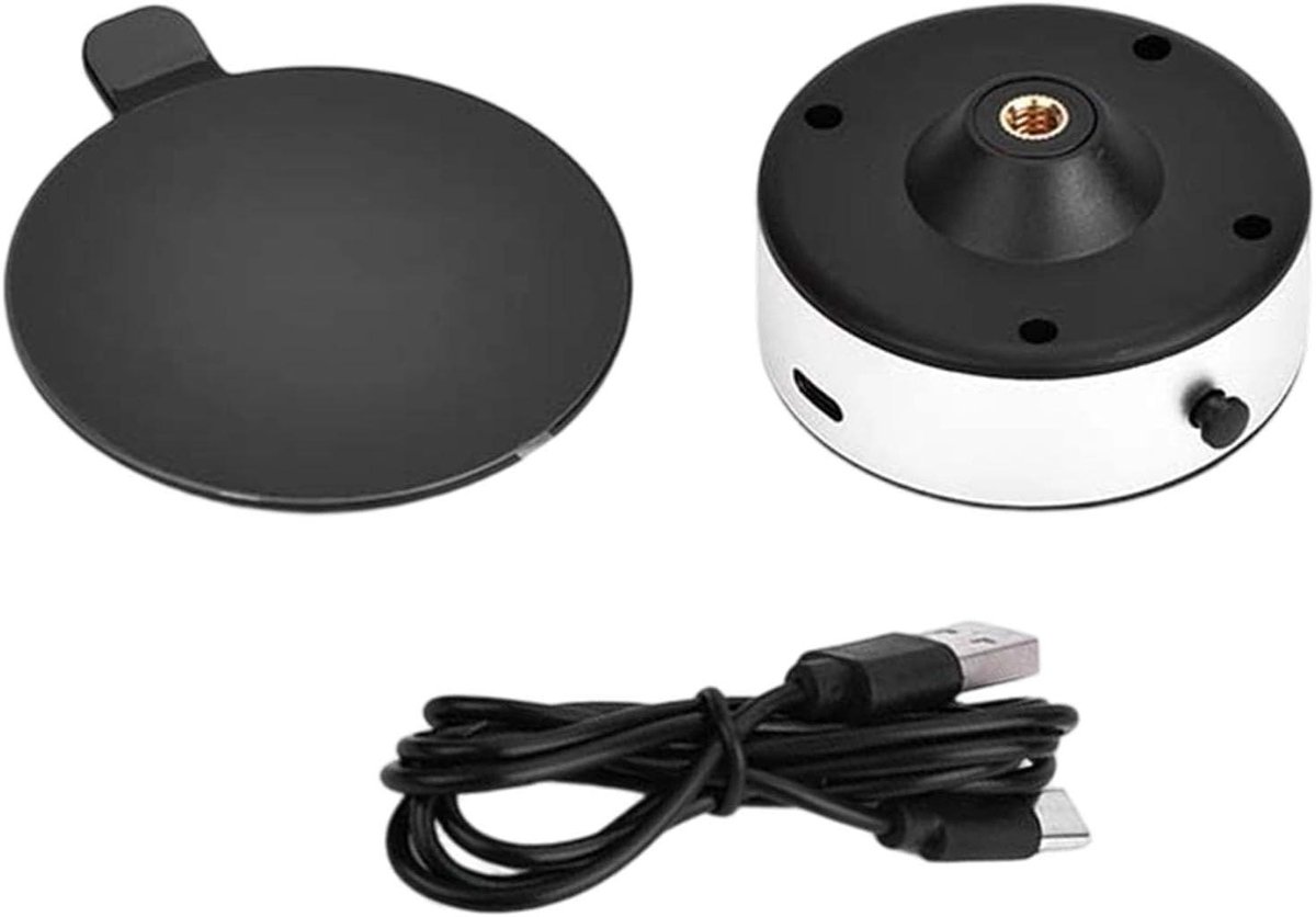 Automatische Glashouder - Gemotoriseerde Zuignap - Camera Bevestigen - Elektrische Vacuümpomp - 67 x 67 x 39 mm - Zwart