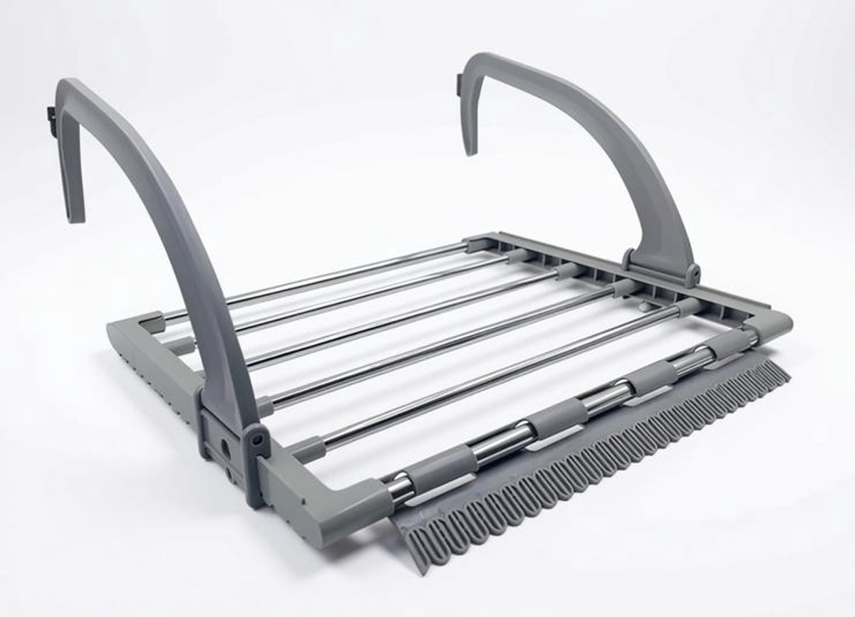 Maison Elara Opvouwbaar droogrek met verstelbare clips voor radiator of balkon
