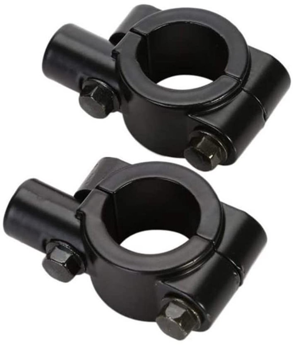 Dailygoods- Stuurspiegelhouder 10 mm - Universele Stuurhouder - Motorfiets/ATV/UTV - Roestbestendig - Duurzaam - Eenvoudig te Bevestigen - Spiegelhouder