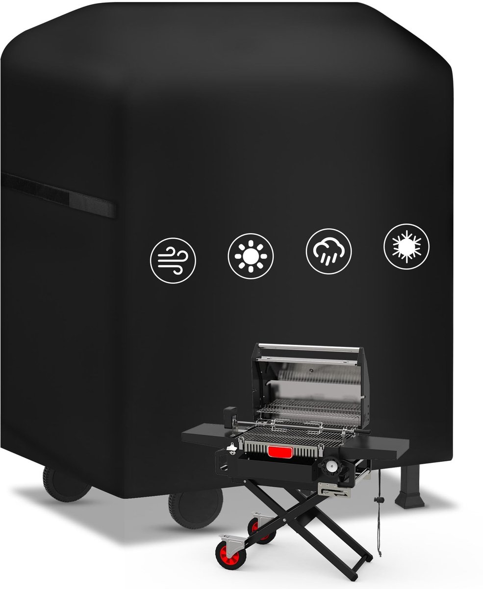 Waterdichte BBQ-hoes 77 x 70 x 110 cm - Zware grillhoes voor buiten