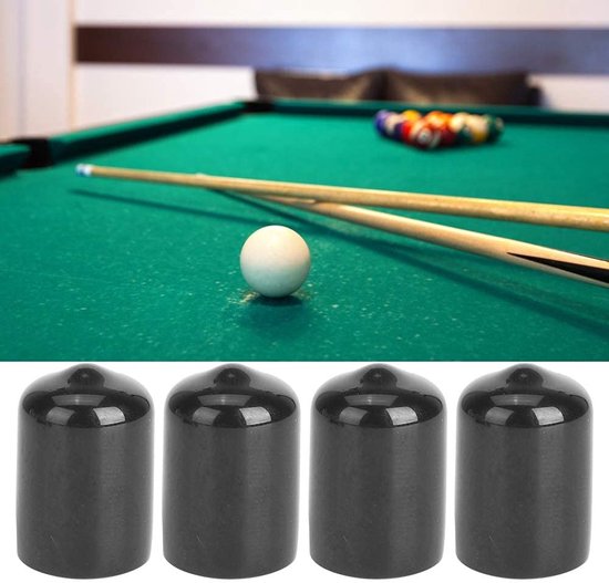 JHUBERS- Biljart Cue Tip Beschermhoes - 10 Stuks - Rubber - Duurzaam - Vochtbestendig - Snooker Accessoire - Keu — afbeelding 5