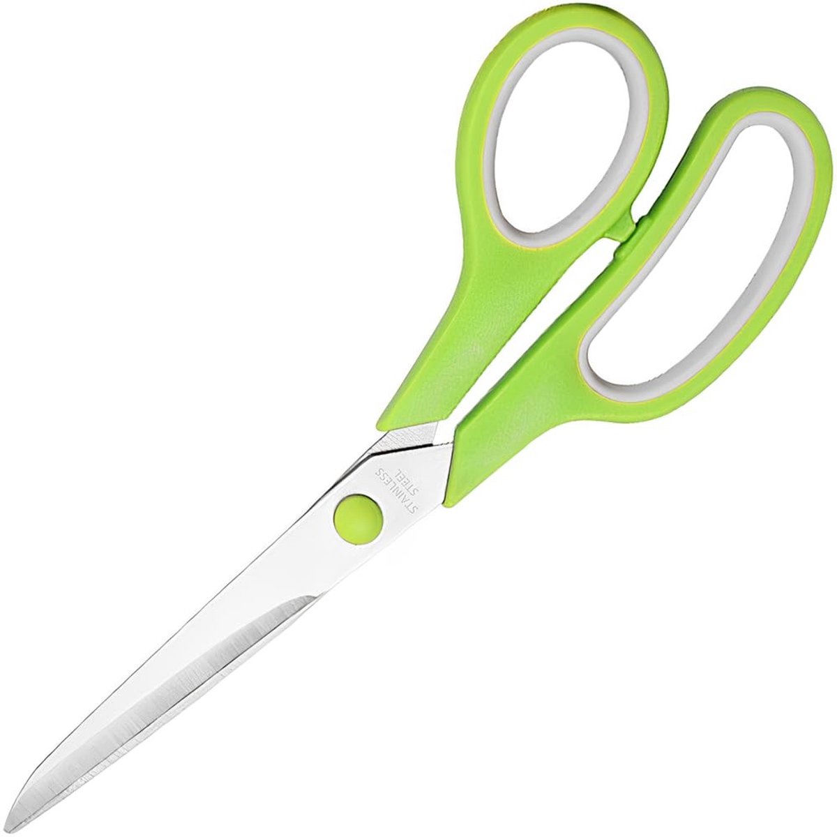 Dailygoods- Schaar 8" Ultra Scherp - Multifunctioneel - Ergonomisch Handvat - Roestvrij Staal - Voor School/Kantoor - Comfortabel Gebruik - Knipschaar