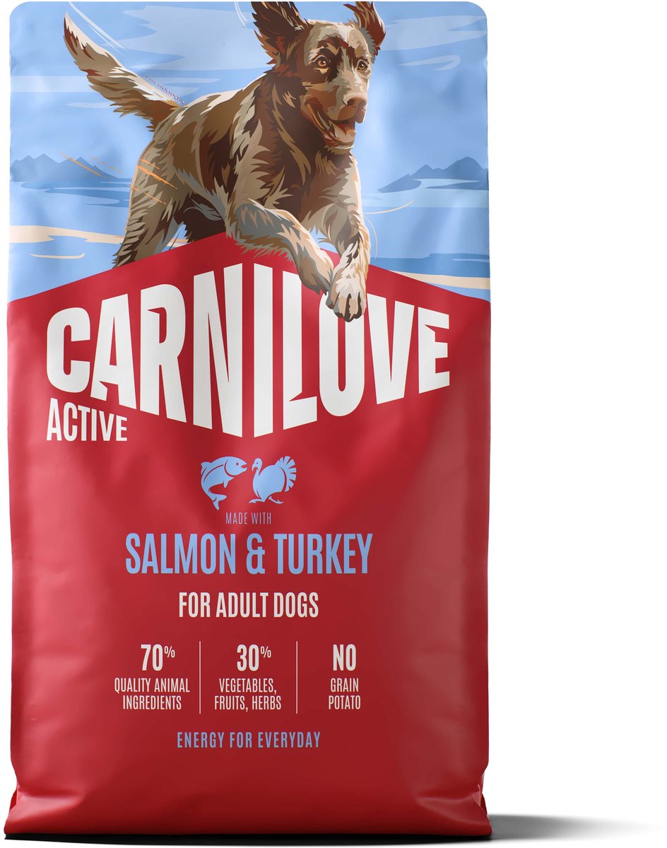 Carnilove 4 kg Carnilove active adult all breeds salmon / turkey hondenvoer