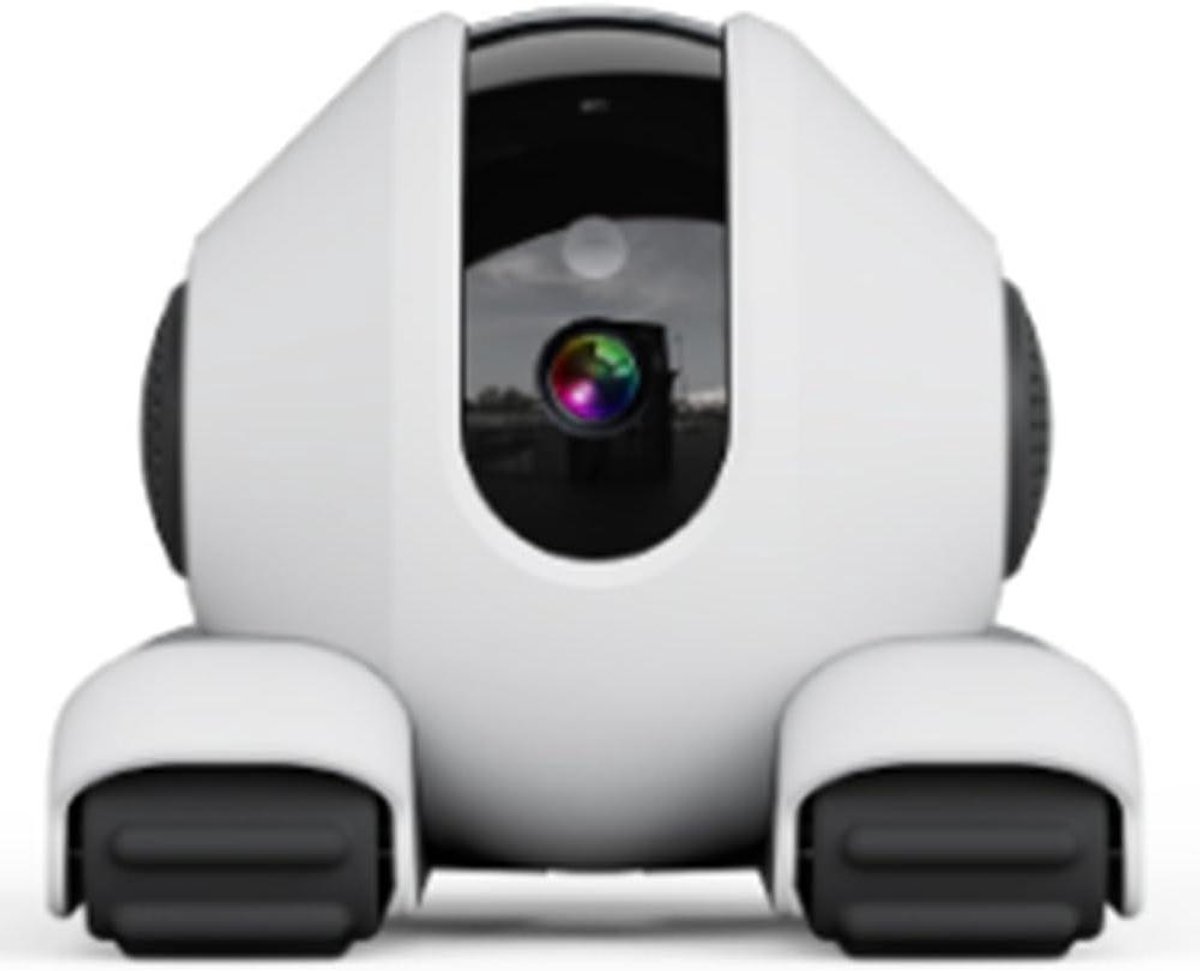 Robot Camera - Huisdier Monitor - Veiligheid Thuis - 2K HD Video - 1 Stuk - Wit Zwart