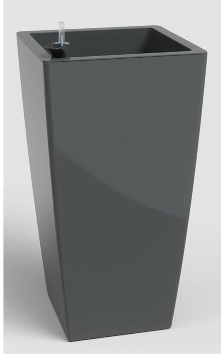 Plantenbak Artevasi - Pisa - 40 x 40 x 78 cm - Antraciet - Zelfwaterend