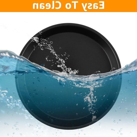 4x Ronde Bakplaat 28 cm met Antiaanbaklaag van Carbonstaal — afbeelding 3