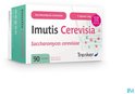 Doosje "Imutis Cerevisia" 90 capsules. Wit met roze cirkel "Nieuwe naam, zelfde effectiviteit".