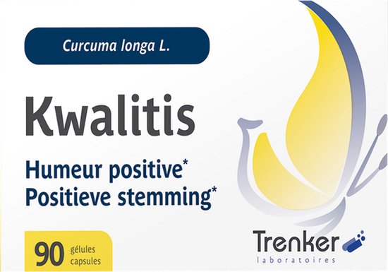 Kwalitis, 90 capsules voor positieve stemming, met Curcuma longa L.