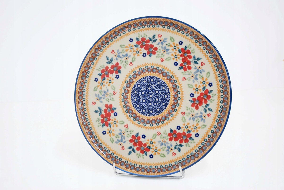 Bolesławiec Keramiek Dinerbord 28 cm - Unieke decoratie