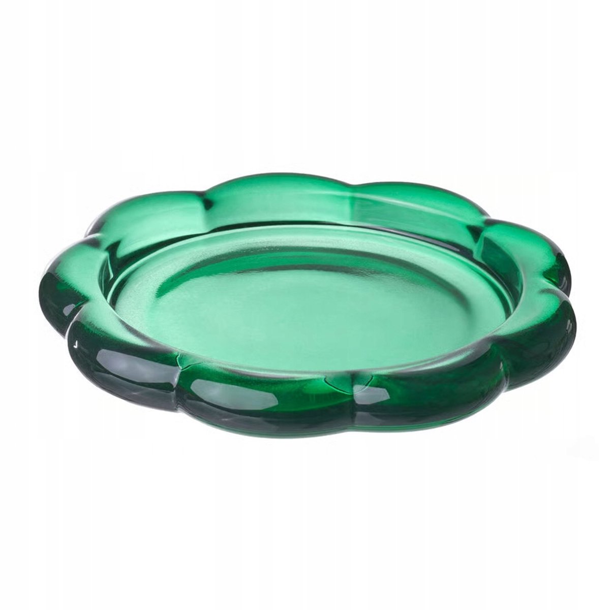 Groene Glazen Theelichthouder 11 cm - Stijlvol en Decoratief