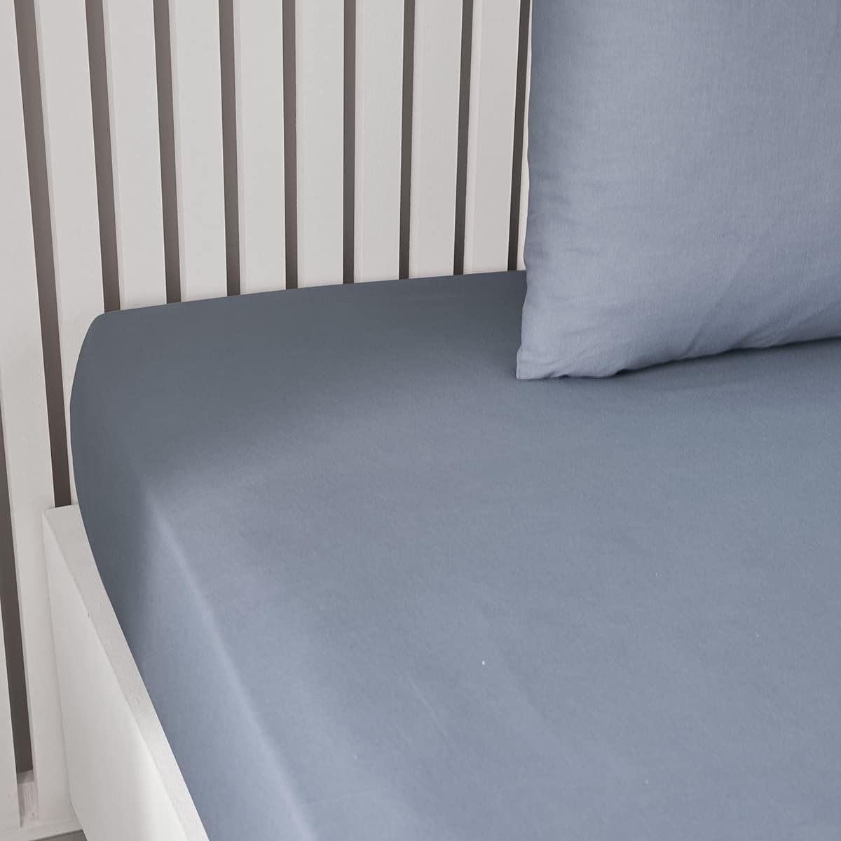 Hoeslaken - Beddengoed - Lekker Slapen - 100% Katoen - 160x200 cm - Denim