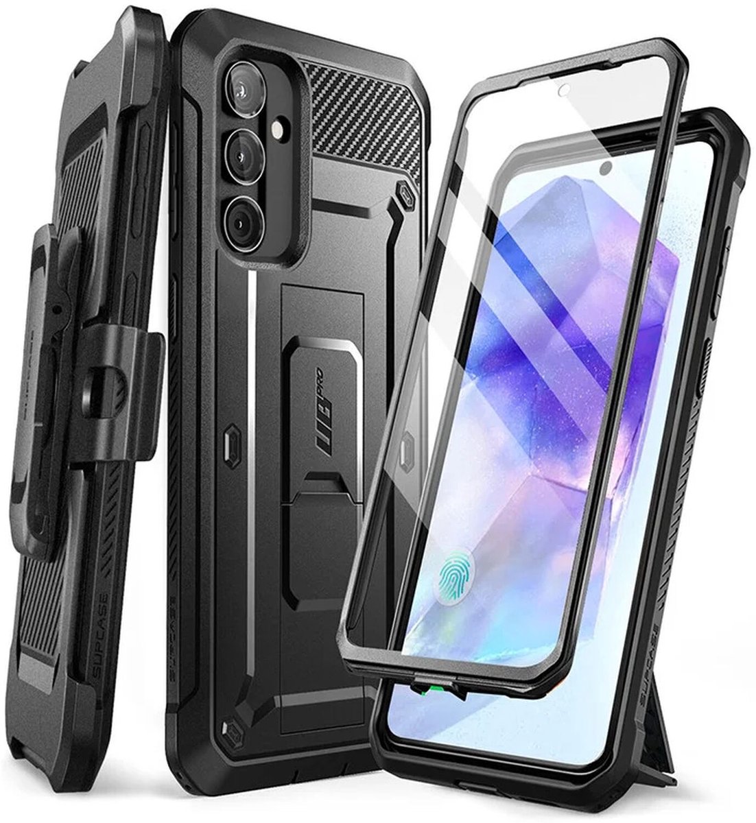 Supcase i-Blason Unicorn Beetle Pro Case voor Samsung Galaxy A55 - Zwart