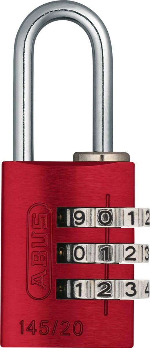 ABUS 724/20 Codeslot Rood - Compact en Veilig
