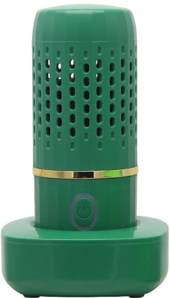 Fruit- en groentewasmachine, draagbare fruit- en groentewasmachine met 4400 mAh accu, oplaadbare fruit- en groentewasmachine via USB (groen)