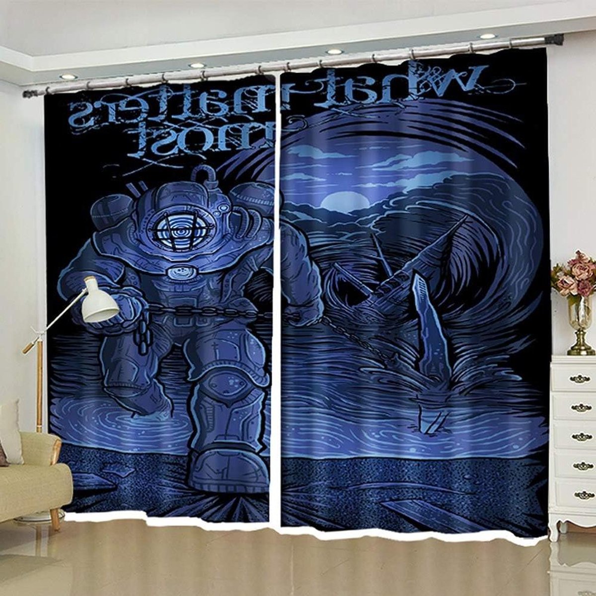 Verduisterende gordijnen - 3D raamgordijn - Woondecoratie - Hoge dichtheid schaduwdoek - 1