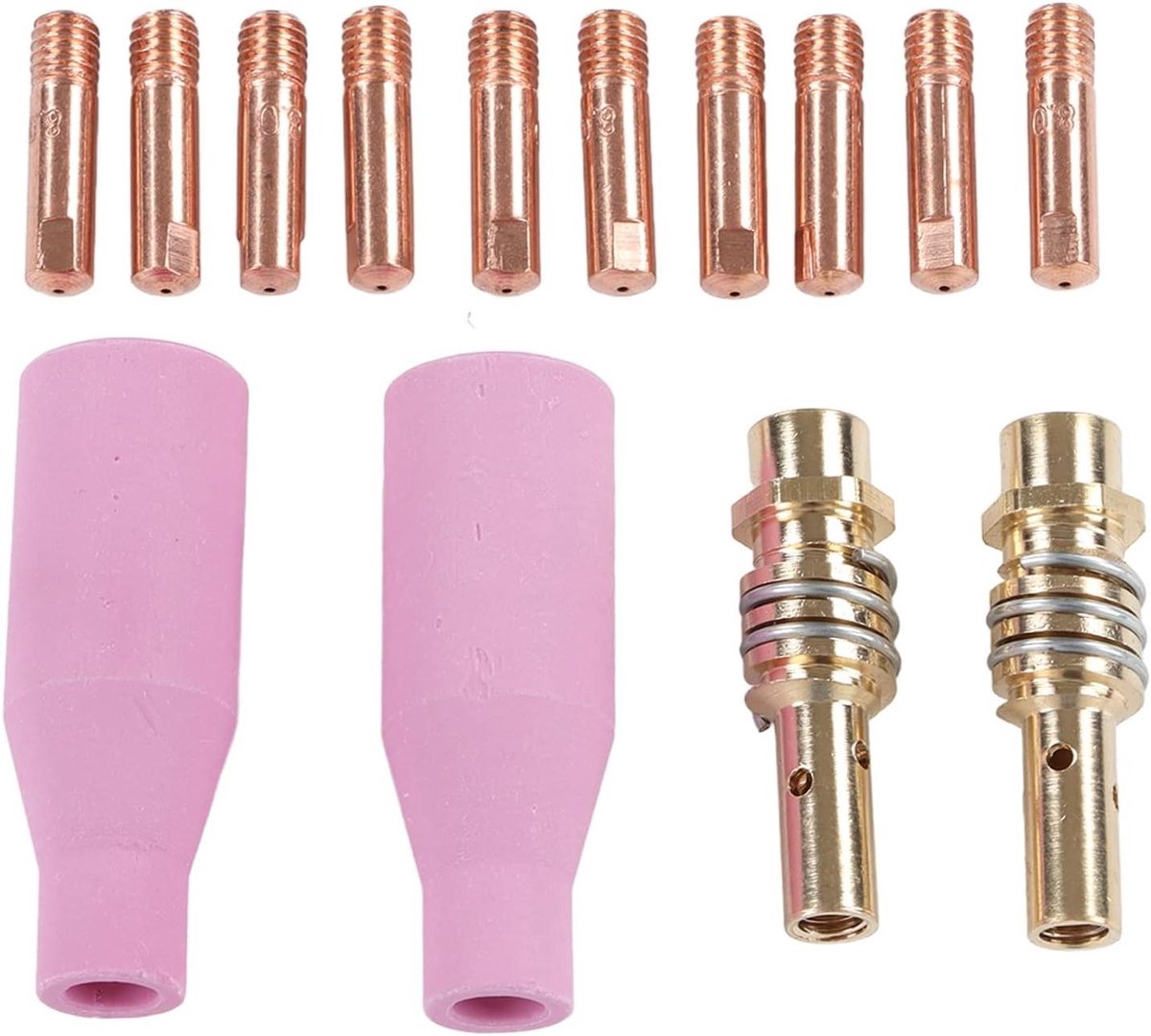 Lasapparaat Accessoires - Plasma Fakkel Onderdelen - Metaal Bewerken - Duurzame Koper Keramiek - 15AK Compatibel - Zilverkleurig
