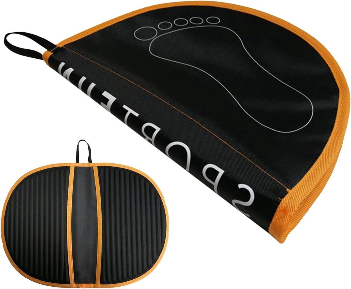 Aankleedkussen - Strandmat - Buitenkleding Wisselen - Antislip Onderkant - 45 x 33 cm - Oranje