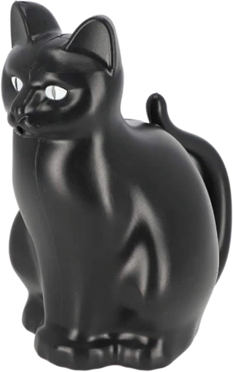 Decoratieve Gieter - Kat Vorm - Planten Water Geven - Ergonomisch Ontworpen - 317 Liter Inhoud - Zwart
