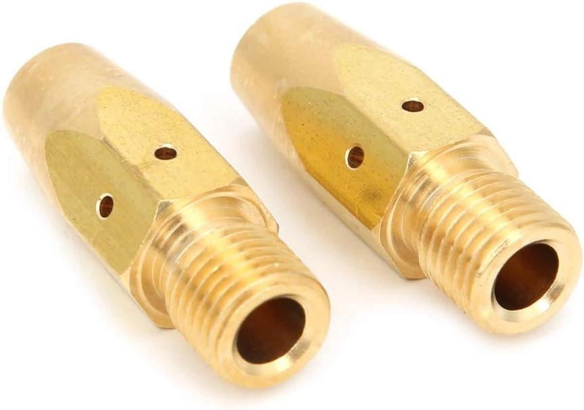 Contacttip Adapter - MIG Adapter - Lassen Reparatie - Messing Constructie - 5 Stuks - Goudkleurig