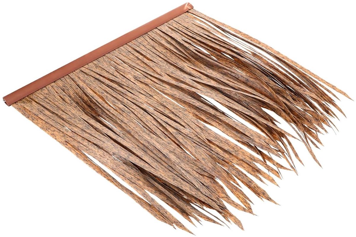 Dakbedekking - Kunst riet - Decoratief tuinieren - Levensechte look - 51x50 cm - Natuurlij