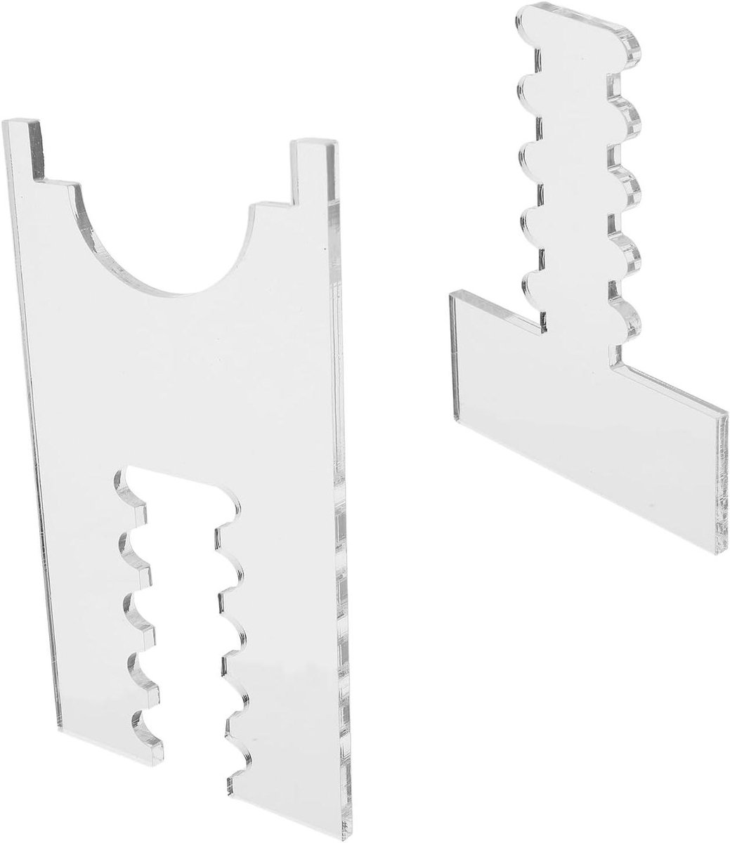 Meubel afstandhouder - Bank stoppers - Muur beschermen - Eenvoudige installatie - 21.5 cm - Transparant