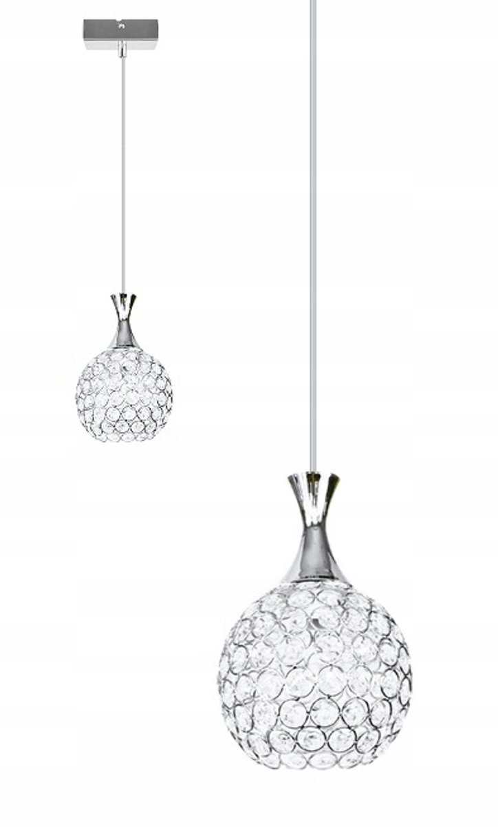 Crystal Diamant Chroom Hanglamp LED E27