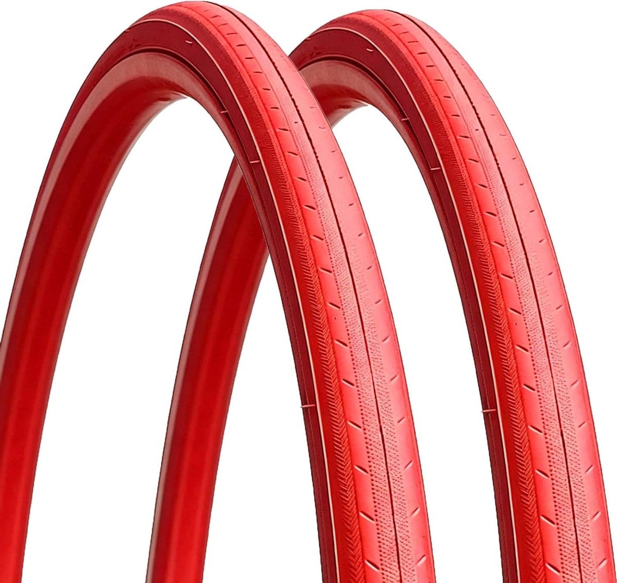 Fietsbanden - Racebanden Toerbanden - Veilig Fietsen - Lekbestendige Bescherming - 700x23C - Rood