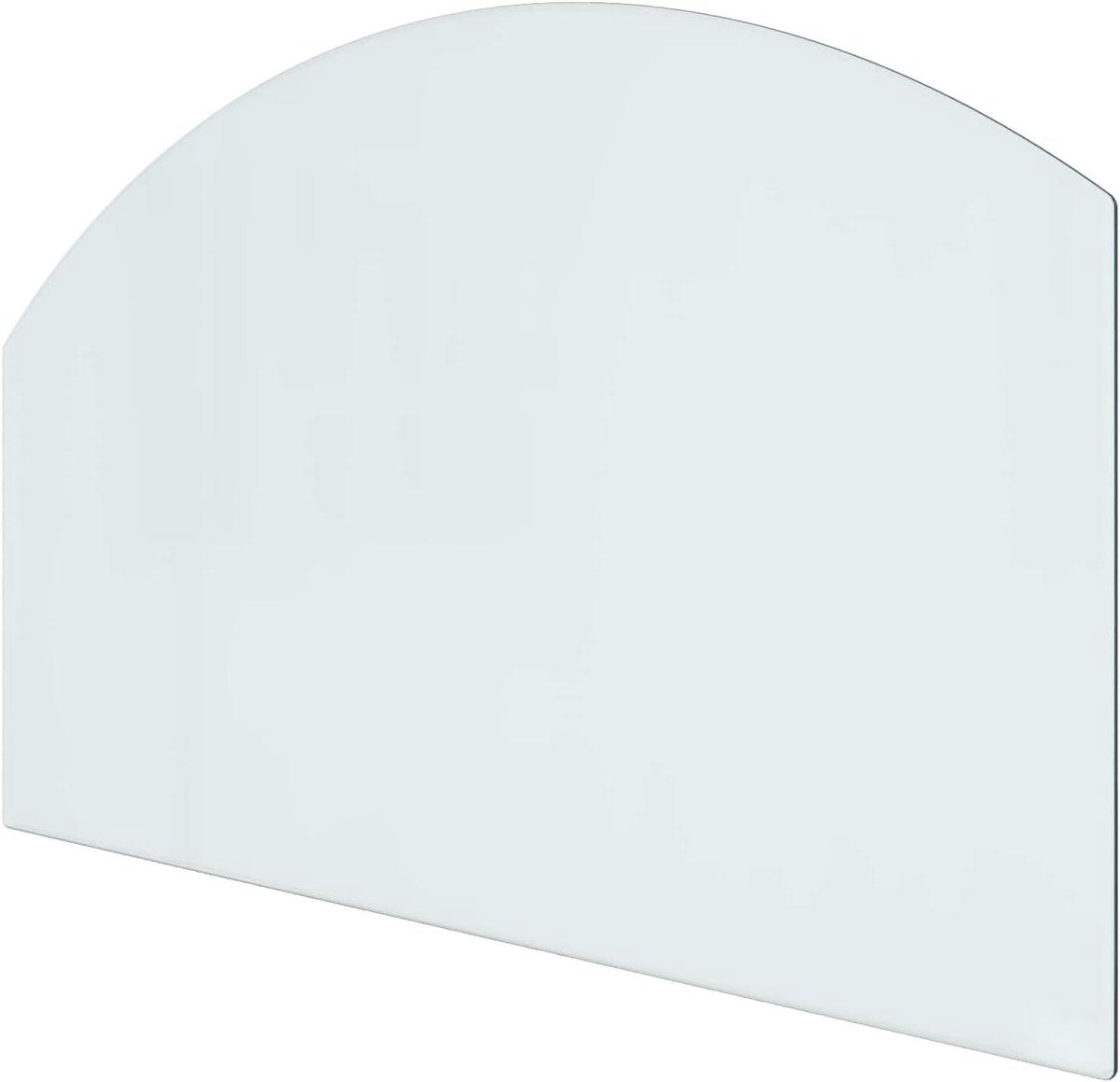 Glazen Plaat - Vuurkorf Bodem - Vloer Beschermen - Hittebestendig Veiligheidsglas - 80 x 50 cm - Doorzichtig