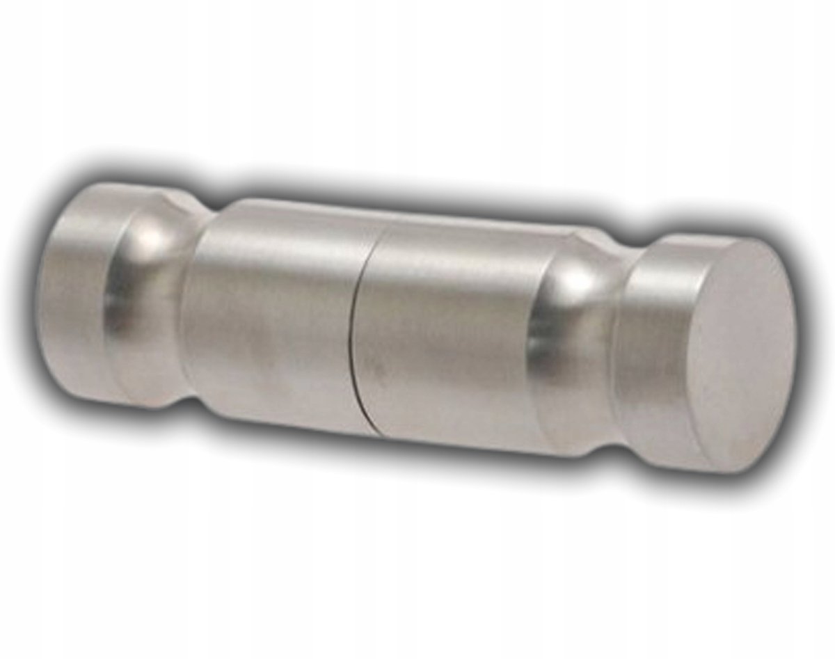 RVS Deurgreep WC-cabine - Rond 25x40mm