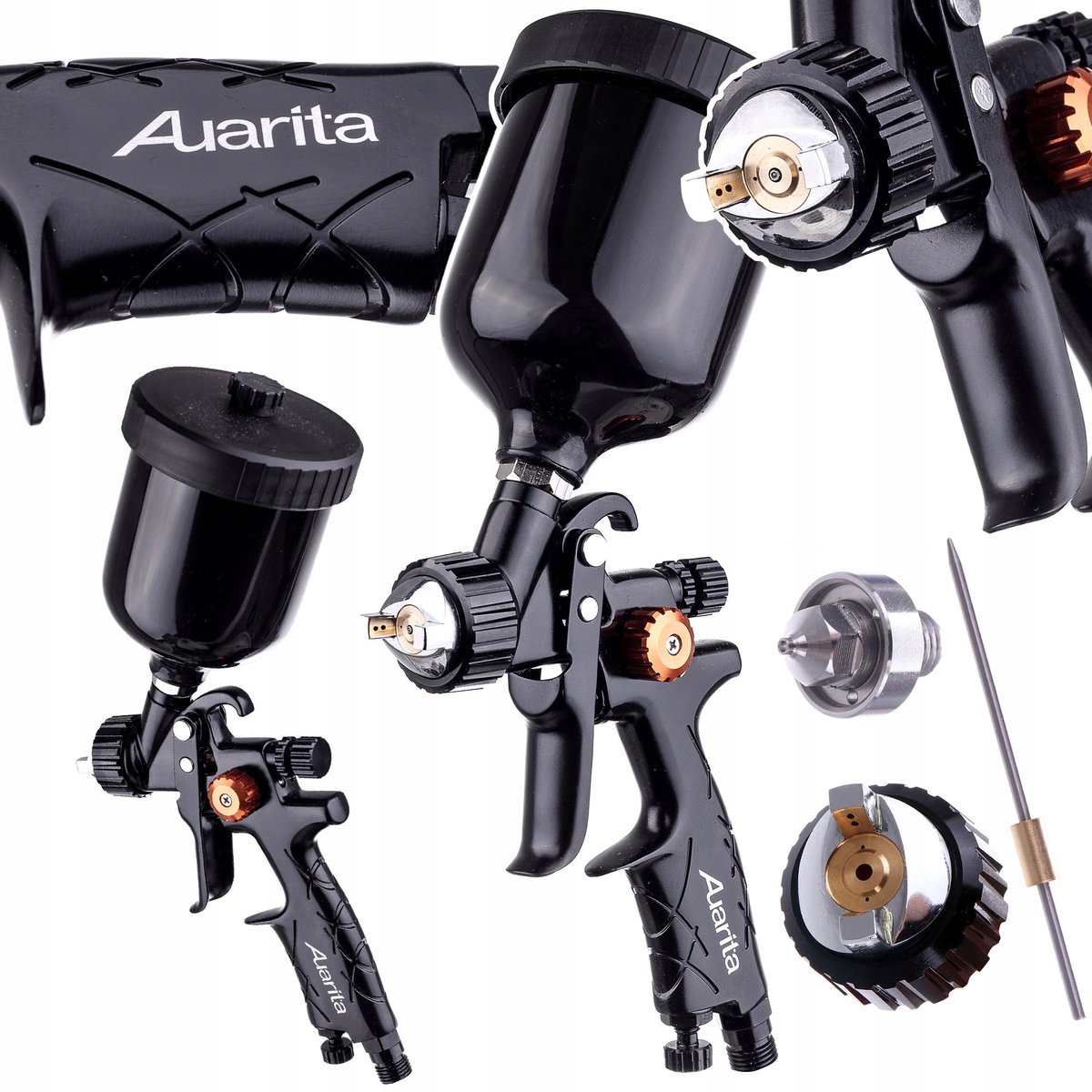 Auarita LION 2 Light HVLP Spuitpistool MINI 0,8+1,2mm 250ml
