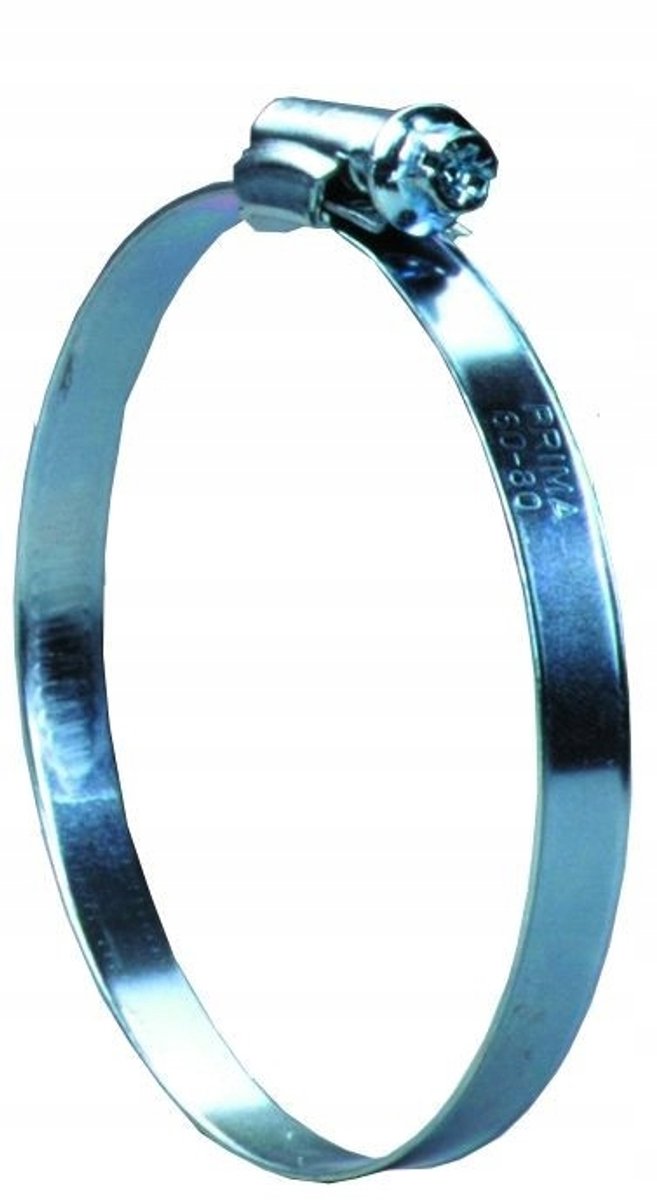 Slangklem van roestvrij staal 170-190 mm, 9 mm breed, W2-kwaliteit - 1 stuk