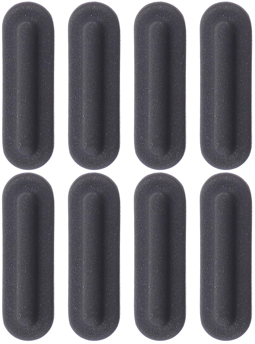 ZEYNOMAX- Vloerschalen - 8 Stuks - Rubber Laptop Voetkussens - Antislip Computer Toetsenbord Bekleding - Zwart - 2,5 x 0,5 cm - Laptopvoetjes