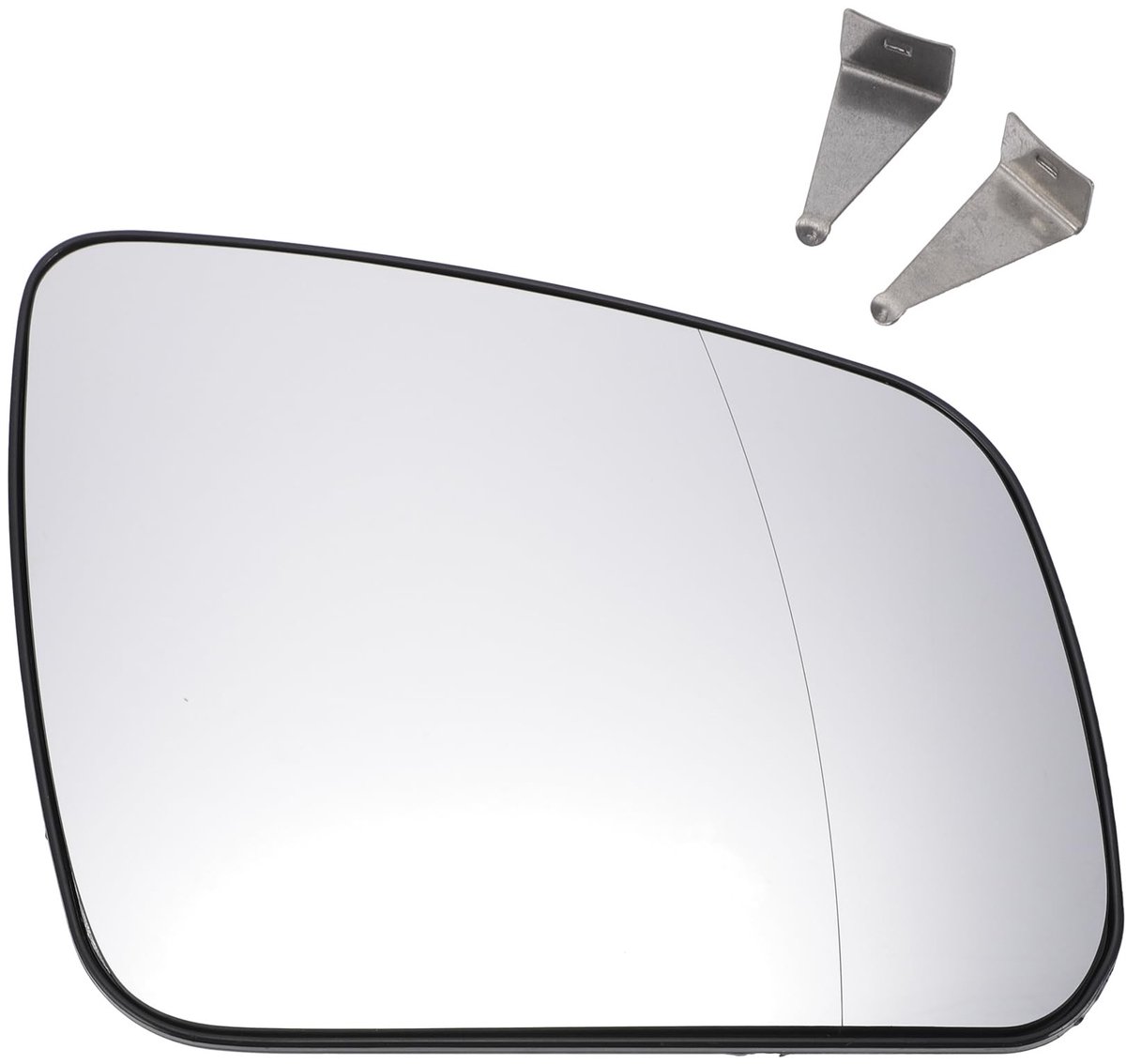 JHUBERS - Achteruitkijkspiegel - Vervangend Spiegelglas - Verwarmd Wit - Aspherisch - Geschikt voor Mercedes C-CLASS W204 2007-2011