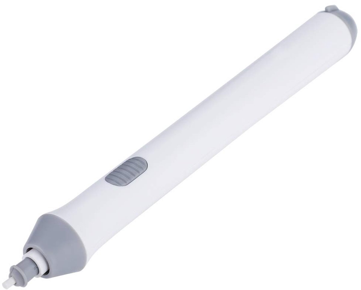 ZEYNOMAX - Elektrische Automatische Gum - Creatief Tekenen - Batterijgevoed - Wit - 22 Gumvullingen - Perfect Voor Kunstenaars - Inclusief Navullingen