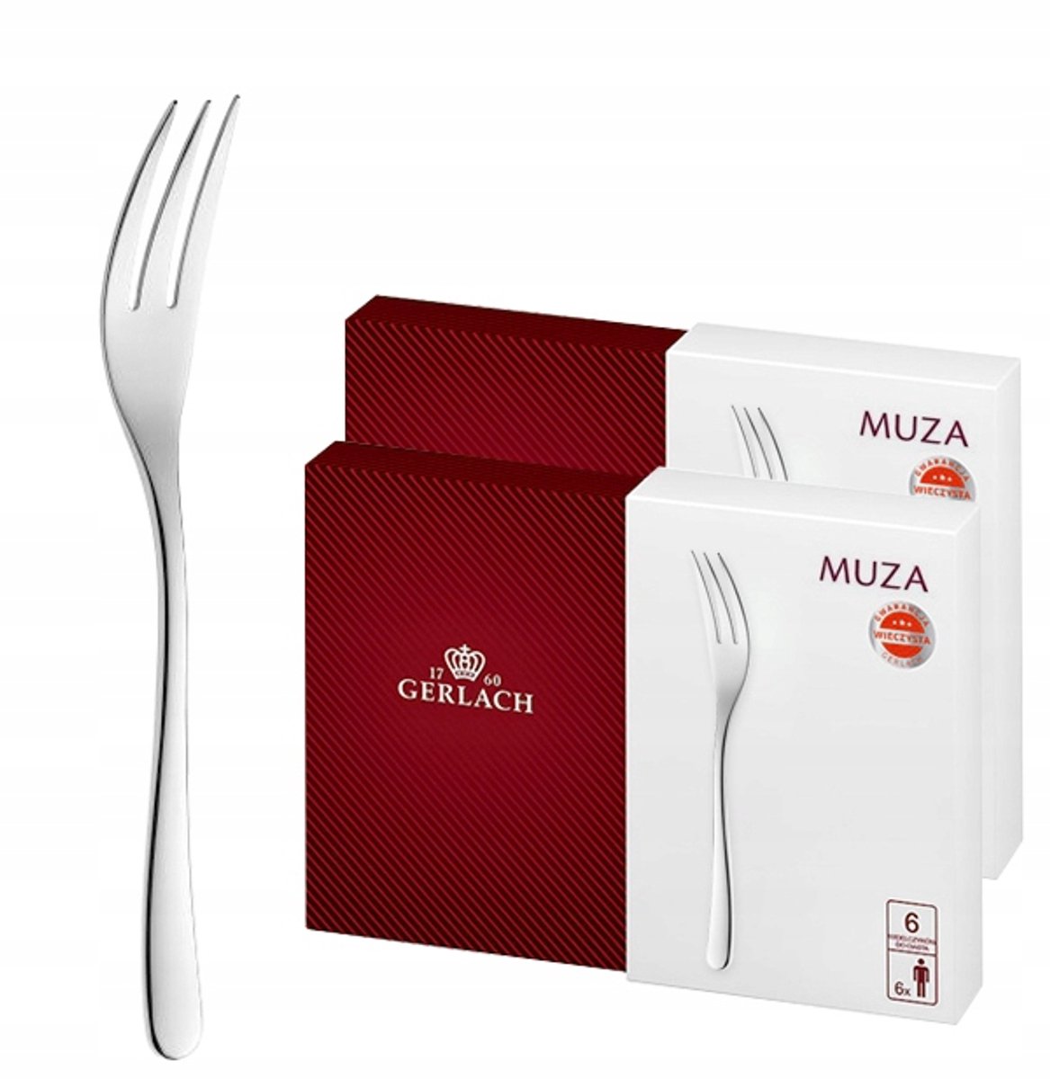 Gerlach Muza 12-delige taartvoedselset in geschenkverpakkingen