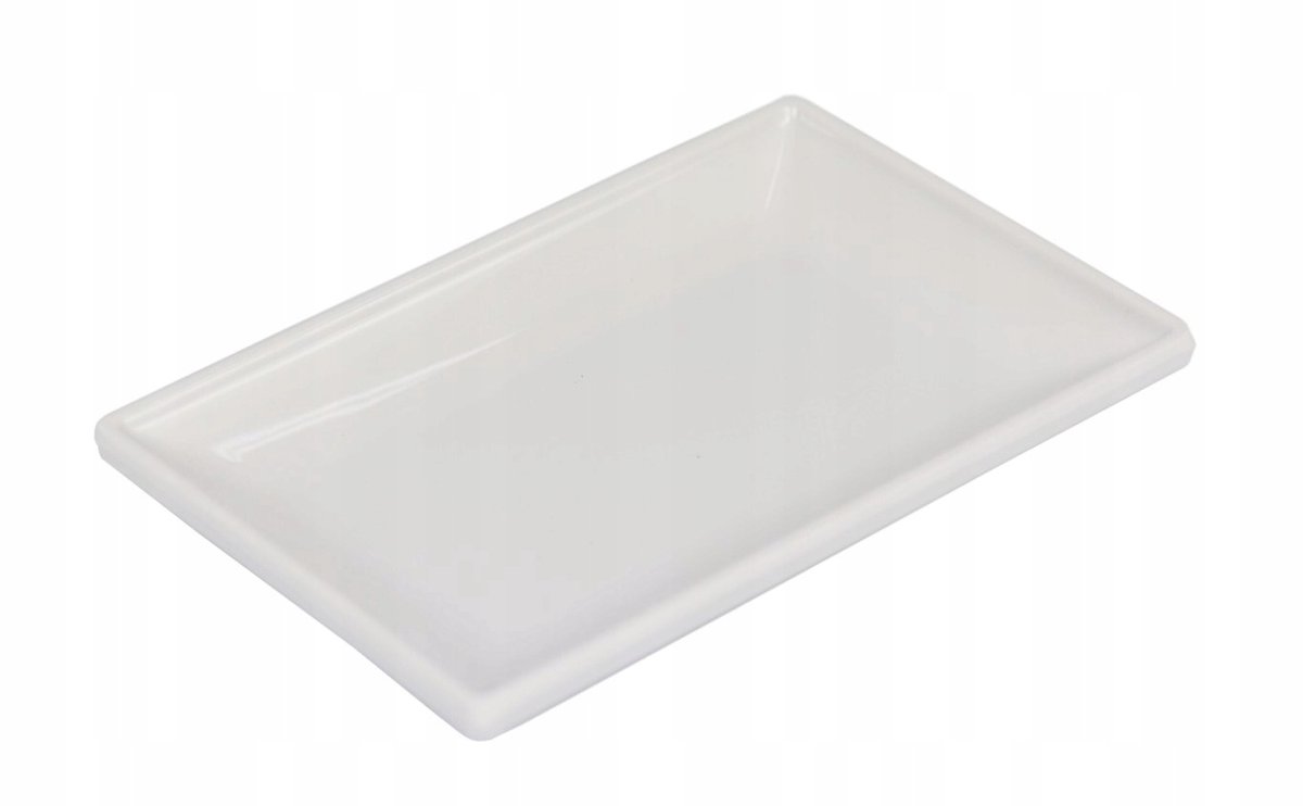 Wit Melamine Serveerschaal 214x145x20mm - Stijlvol en Duurzaam