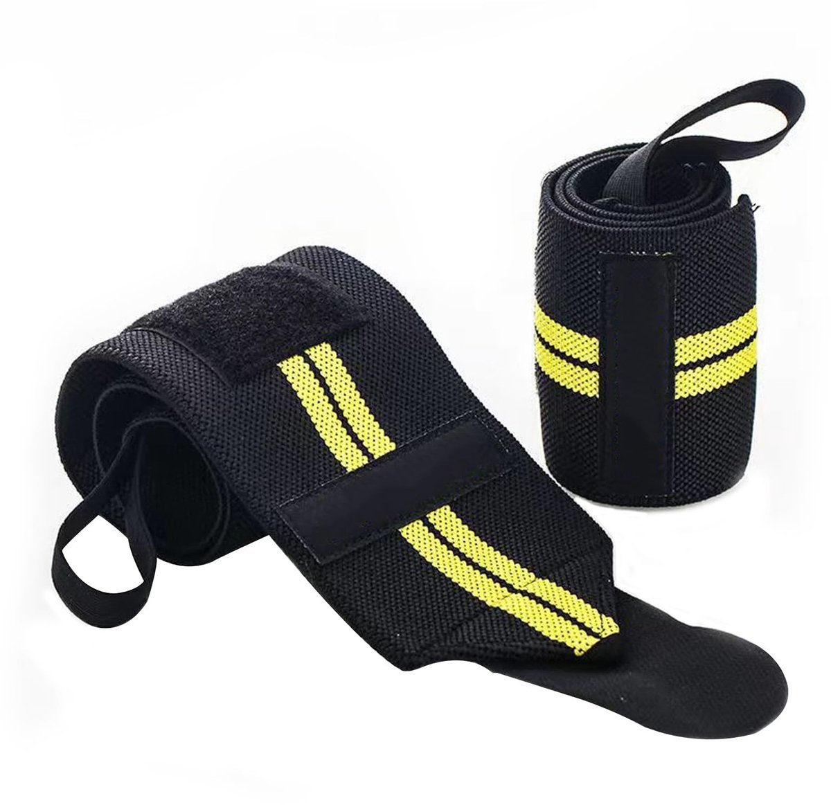 JHUBERS- Hefstrop Professionele Kwaliteit - Antislip Grip - Verstevigde Naden - Duurzaam Katoen - Set van 2 - Ideaal voor Deadlifts - Gewichthefstrop