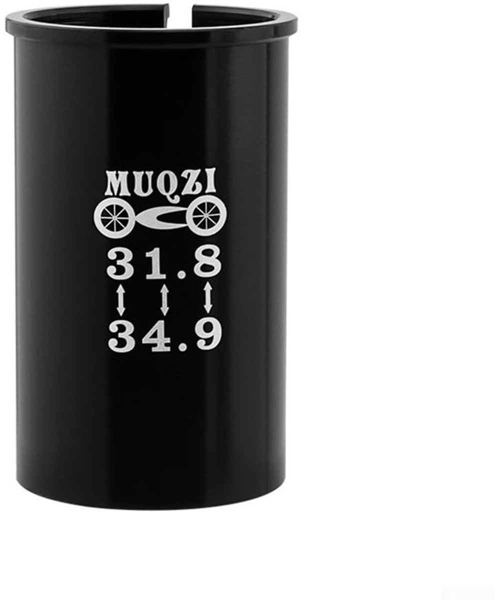 JHUBERS - Zadelpen Adapter - Fiets Reducer - Lichtgewicht Aluminium - 31.8-34.9 - Antislip - Geschikt voor MTB en Racefietsen - Duurzaam en Eenvoud...