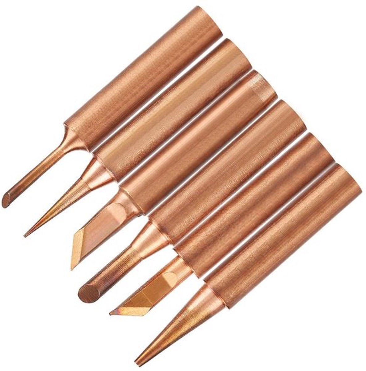aladdien - Soldering Iron Tips - 6 Stuks - Hoogwaardige vervangingen